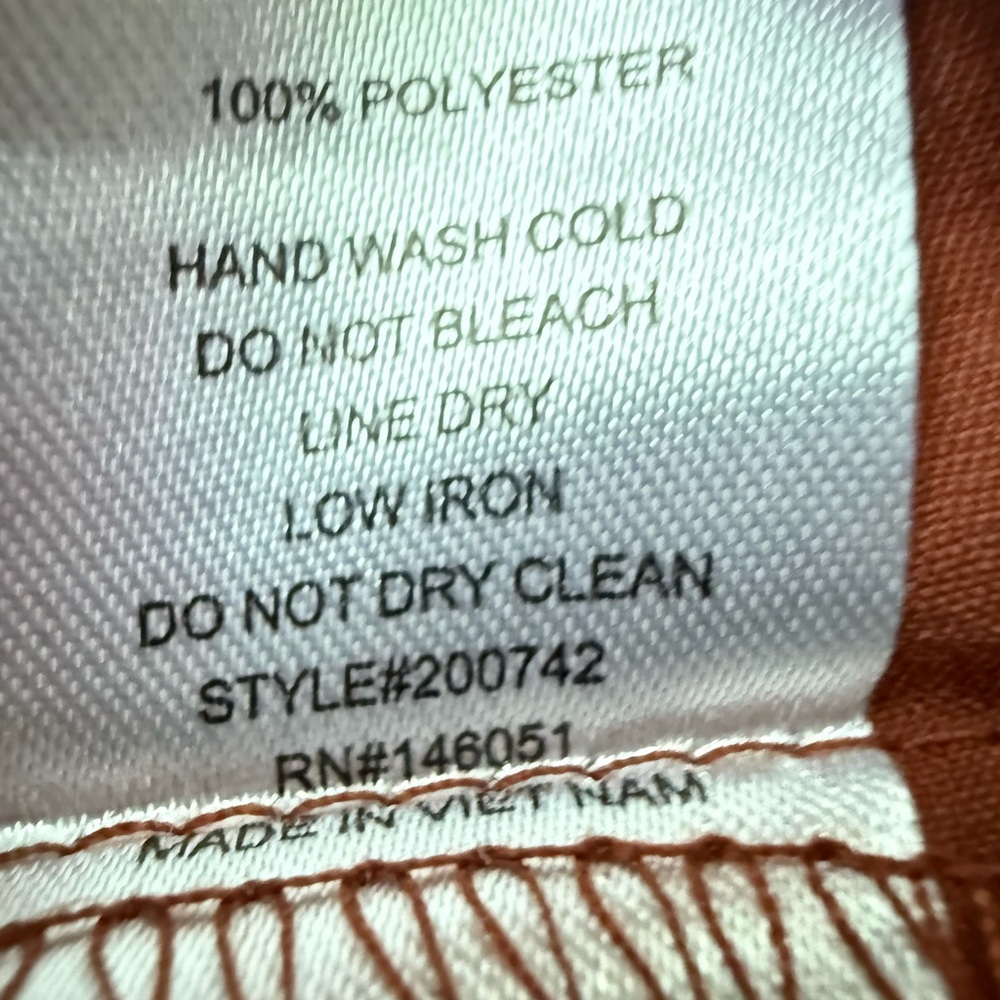 Monteau Rust Red Ruched Front Cami - Picture 3 of 7